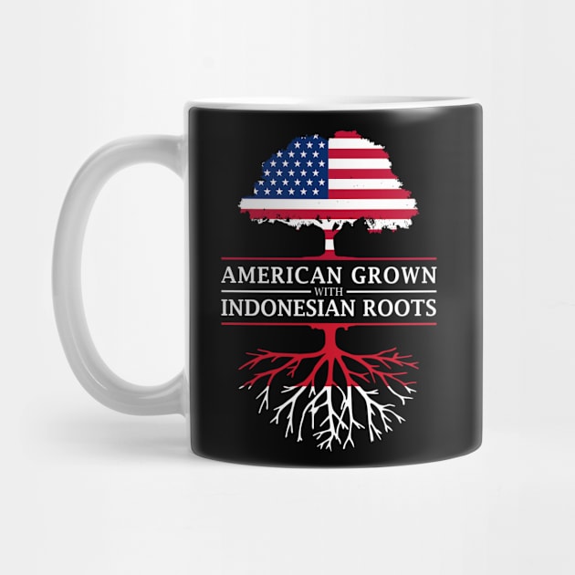 American Grown with Indonesian Roots - Indonesia Design by Family Heritage Gifts
